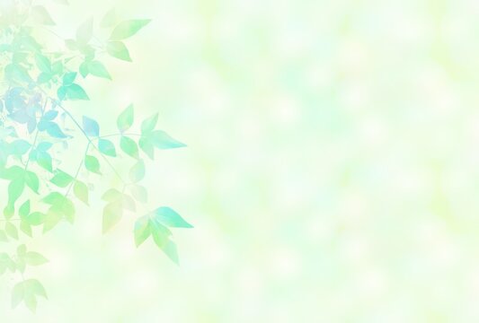 爽やかな新緑イメージ素材　イラスト
