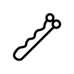 Hair clip icon