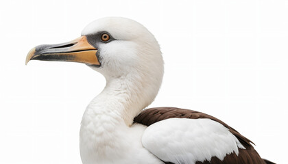 Fototapeta premium Booby on white background isolated