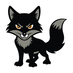 Obraz premium fox vector illustration
