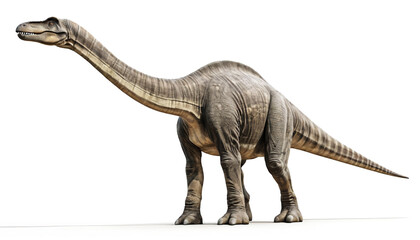 Obraz premium Brachiosaurus on white background isolated