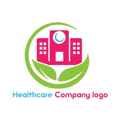 Medical hospital natural Logo. Healthcare and Pharmacy Logo Design and Icon Template .Red Cross icon hospital health logo vector illustrations