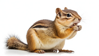 Fototapeta premium Chipmunk on white background isolated