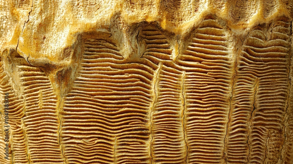 Poster unique textures of a tree trunk close-up