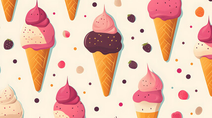 Sweet ice cream delight