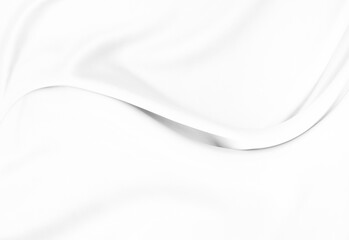 Fototapeta premium White gray satin texture that is white silver fabric silk background with beautiful soft blur pattern natural.