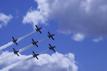 airplane in the sky