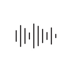 Audio icon logo set vector