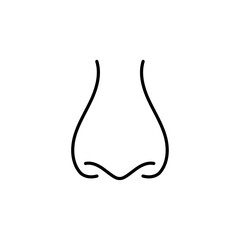 Nose icon logo set vector