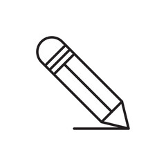 Pencil icon logo set vector