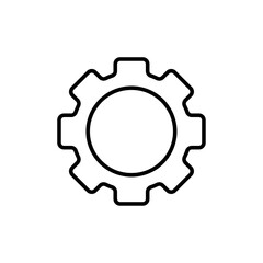 Settings button icon logo set vector