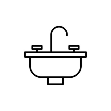 recommend clip art: Sink icon logo set vector
