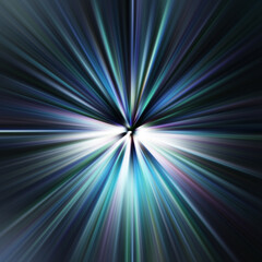 Fototapeta premium Colorful zoom motion effect. Abstract background.