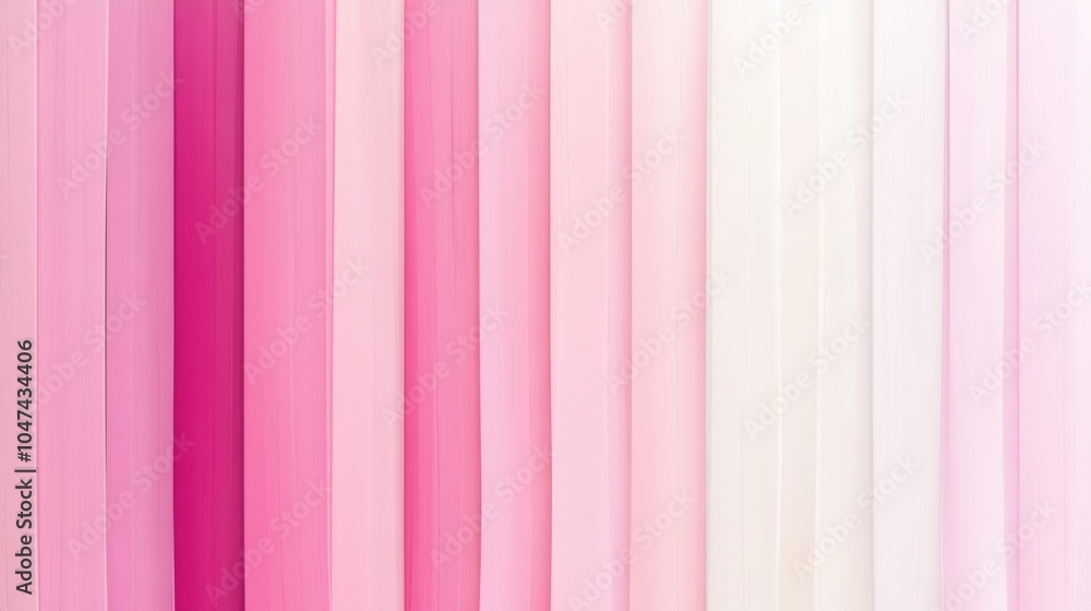 Sticker Pink and white vertical stripes creating a gradient effect