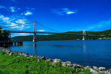 The Mid-Hudson bridge over the Hudson river