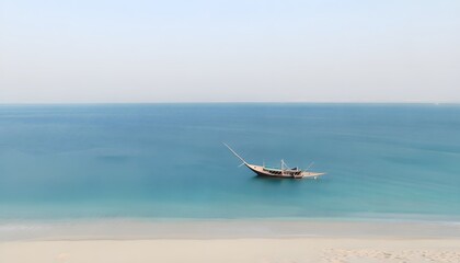 Fototapeta premium boat on the beach