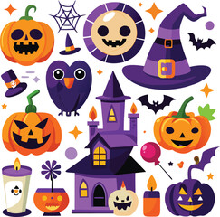Halloween Spooky House JackOLantern Party Decor