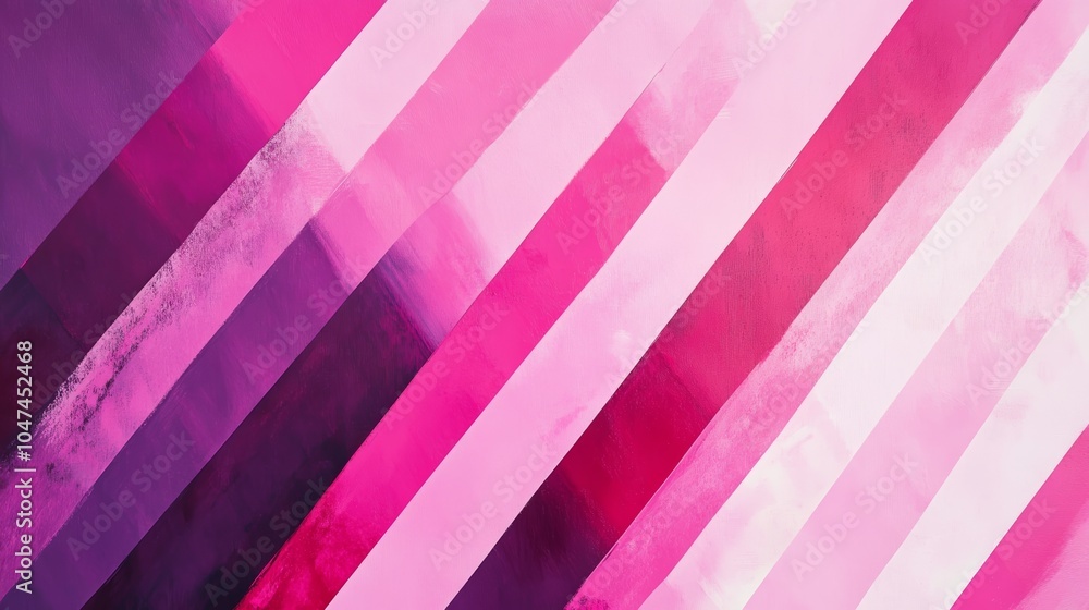 Poster pink and purple stripes creating dynamic diagonal pattern