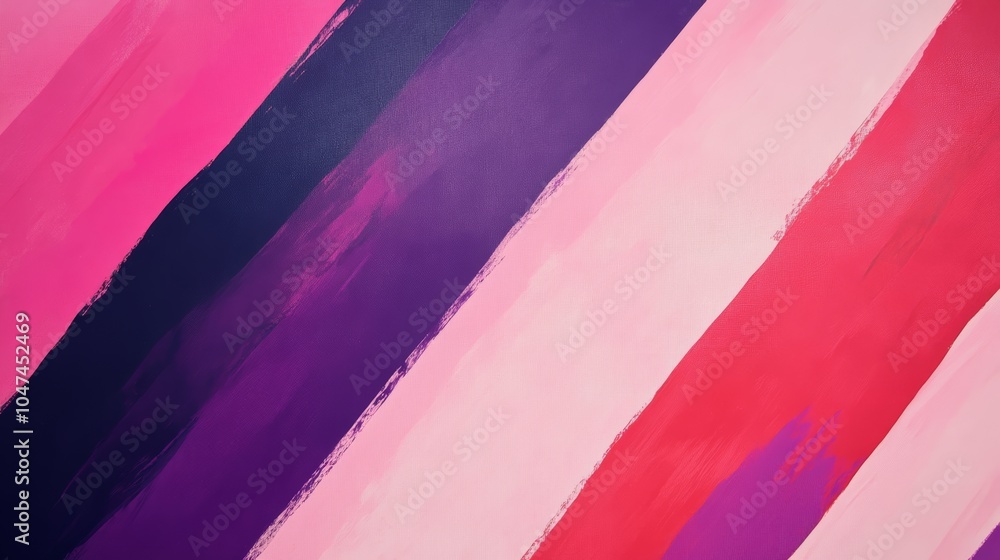 Canvas Prints Diagonal pink and purple brushstrokes creating modern art painting background