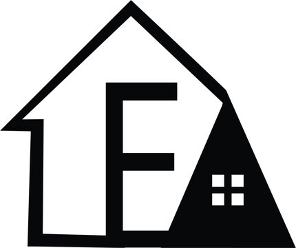 recommend clip art: F Real Estate Logo Icons Vector