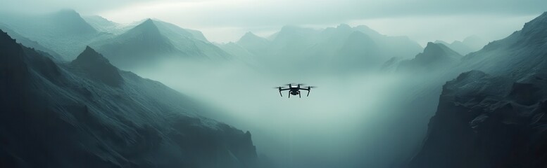 Industry growth in drones, evolving technology, futuristic solutions, advanced tech theme.
