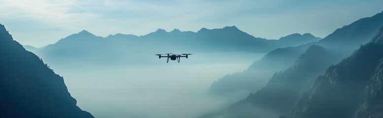 Drone advancements push technology into a futuristic-themed industry evolution.