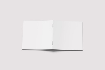 Cover Square Magazine Blank Background