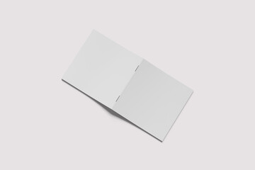 Cover Square Magazine Blank Background