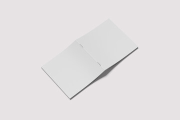 Cover Square Magazine Blank Background