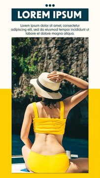 Vertical Modern Travel Social Media Story Post