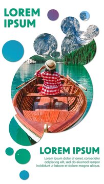 Modern Happy Vibes Social Media Story Post