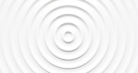 Abstract white background curved pattern in design 3d render