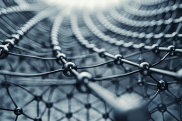 Carbon nanotubes in electronics ,An illustration showcasing graphene's significance and future impact on electronic technology advancements.