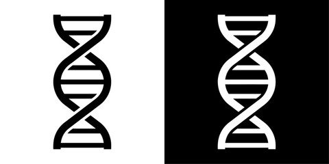 ofvs751 OutlineFilledVectorSign ofvs - dna vector icon . double helix . isolated transparent . outline and filled version . AI 10 / EPS / PNG . g12097
