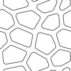 Abstract black and white minimal seamless pattern background wallpaper - monochrome minimalistic vector tile