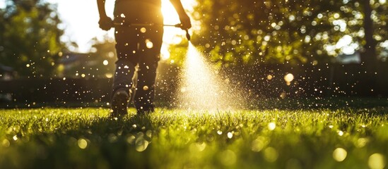 Watering the Lawn