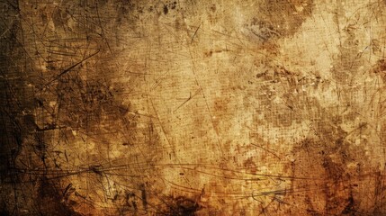 Obraz premium Rustic grunge texture with scratches and earthy tones on worn surface.