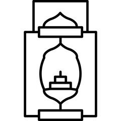 Oil Lamp Icon
