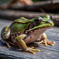 Obraz premium a frog animal natural background
