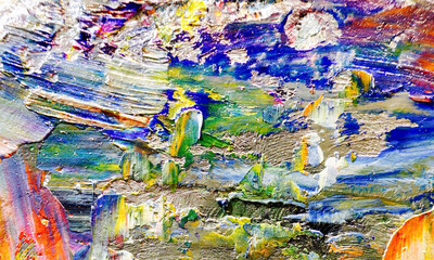 Abstract background art . Ethnic pattern. Mixtures of oil paint. Trendy hand painting canvas. Wall decor and Wall art prints Idea. 3D Texture. Art object