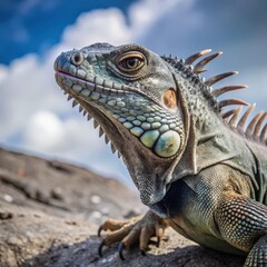 Fototapeta premium a reptile animal natural background