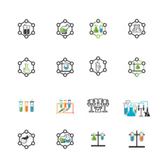medical test tube icon