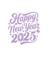 Obraz premium Happy New Year 2025