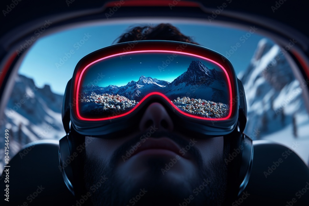 Poster hyper-realistic close-up of a movie theater screen showing a dramatic scene, with detailed textures 