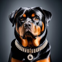 Obraz premium Rottweiler Portrait