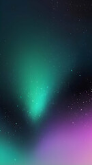 Fototapeta premium Neon Deep Purple, Mint, Black glowing gradient background, a soft grainy noise texture with shimmering highlights and Smooth Transitions for a dynamic effect