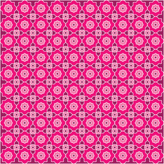Pink Geometric Seamless Pattern