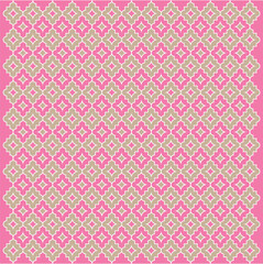 Pink Geometric Seamless Pattern