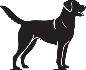Dog Silhouette design vector pet Illustration