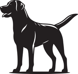 Dog Silhouette design vector pet Illustration